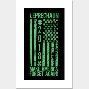 Leprechaun Make America Forget Again Posters and Art